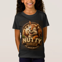 Enfants Écureuil Drôle Épicé Fin Jersey Graphique
