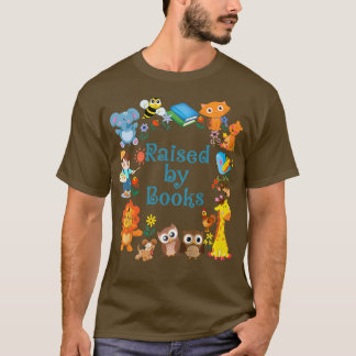 T-shirt Enfants Élevés Par Les Livres Lecture Livre Lover 