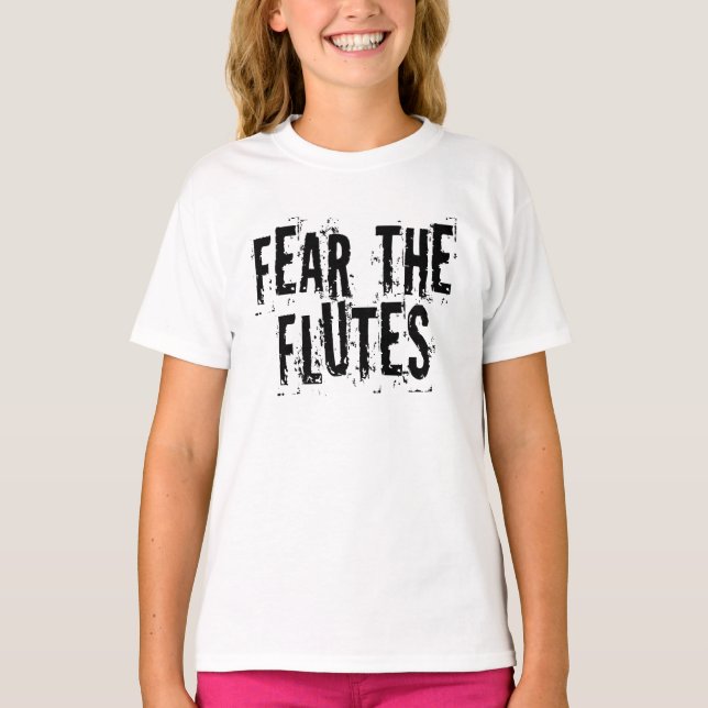 T-shirt Enfants en Flûte Grunge Cute (Devant)