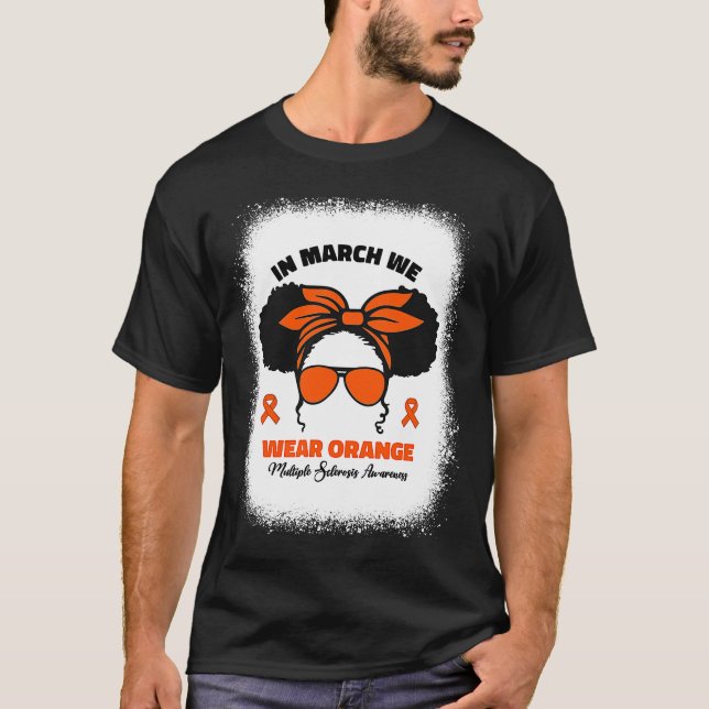 T-shirt Enfants En Mars Nous Portons Orange Ms Multiple Sc (Devant)