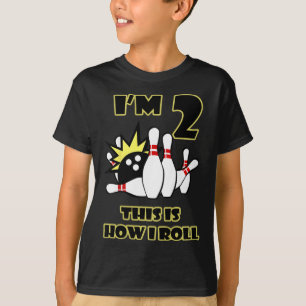 T-shirt Enfants Enfants 2 ans Anniversaire Fête Voici Comm