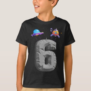 T-shirt Enfants Espace extra-atmosphérique 6 ans 6e annive