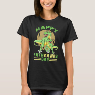 T-shirt Enfants Et Papa Joyeux Fathraws Day Dinosaur T Rex
