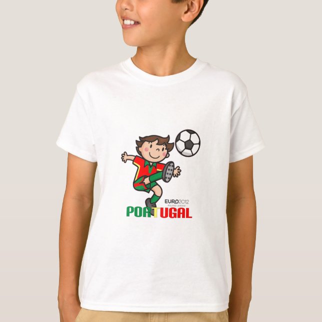 T-shirt Enfants - euro 2012 - le Portugal (Devant)