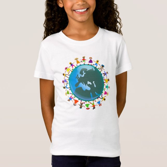 T-Shirt Enfants européens (Devant)