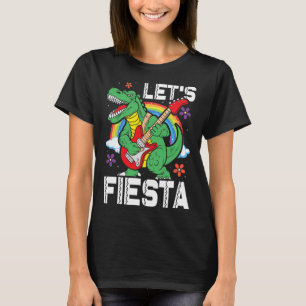 T-shirt Enfants Faisons la Fête Dino Trex Mignon Garçons C