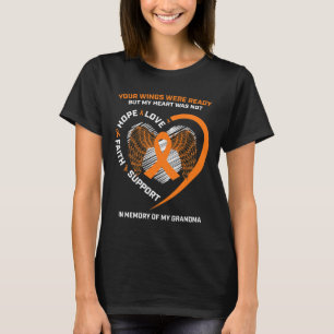 T-shirt Enfants Femmes Hommes Mémoire De Ma Grand-Mère Leu