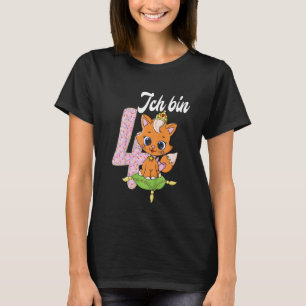 T-shirt Enfants Fête des enfants J'ai 4 ans filles et garç