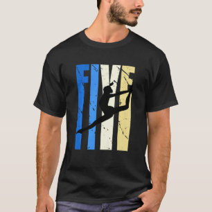 T-shirt Enfants Filles Gymnastique 5e Anniversaire Pour Gy