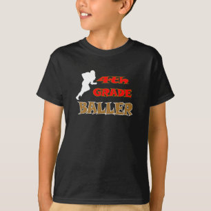 T-shirt Enfants Football 4e année Baller Tee personnalisée