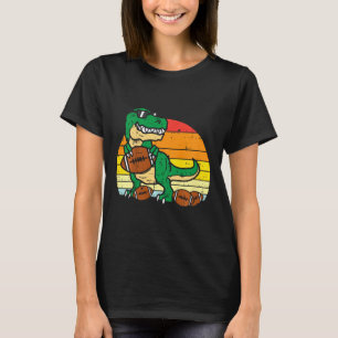 T-shirt Enfants Football Américain Trex Dinosaure Rétro Ga