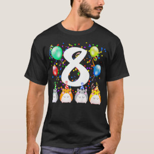 T-shirt Enfants Funny Hamster Guinée Cochon 8e anniversair