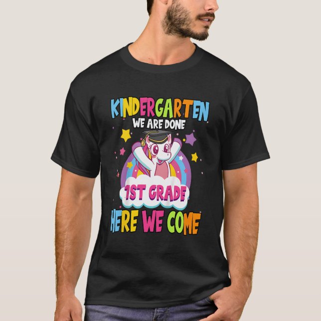 T-shirt Enfants Funny Kindergarten Nous Avons Fait 1'St Gr (Devant)