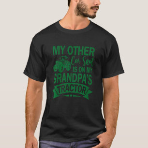 T-shirt Enfants Futur Ferme Fermier Mon Autre Siège Voitur