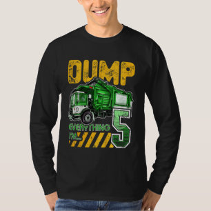 T-shirt Enfants Garbage Truck 5e anniversaire 5 ans Annive