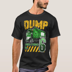 T-shirt Enfants Garbage Truck 6e anniversaire 6 ans Annive