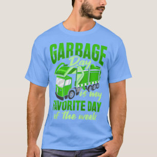 T-shirt Enfants Garbage Truck Boy Conception Pour Un Enfan