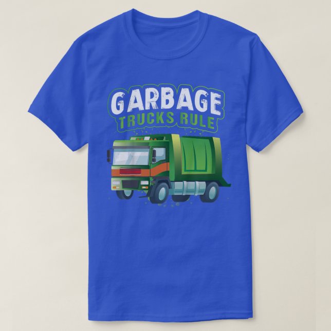 T-shirt Enfants Garbage Trucks Règle Garbage Trucks1550 (Design devant)