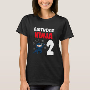T-shirt Enfants garçons 2 Anniversaire 2 Anniversaires Nin