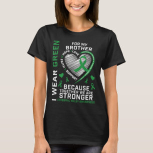 T-shirt Enfants Garçons Filles Cadeaux verts Frère Cérébra