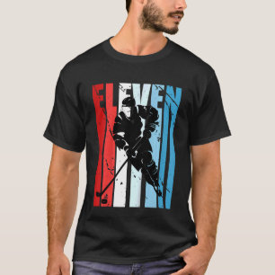 T-shirt Enfants garçons Hockey sur glace 11e anniversaire 