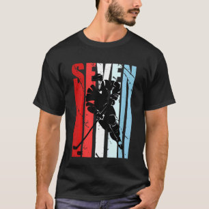 T-shirt Enfants garçons Hockey sur glace 7e anniversaire M