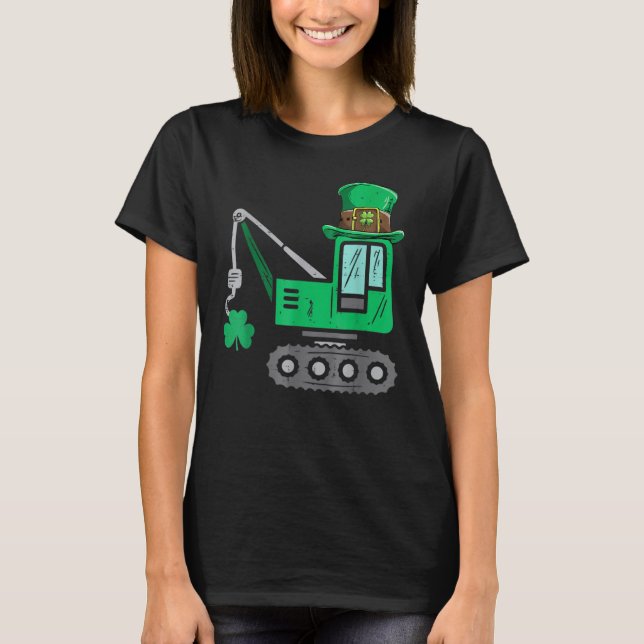 T-shirt Enfants Garçons Jour de la Saint Patrick Grue Cons (Devant)