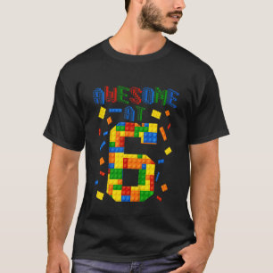 T-shirt Enfants géniaux 6 ans Bâtiment Bâtiment Bâtiment B