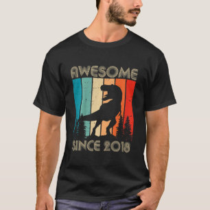 T-shirt Enfants géniaux depuis 2018 4 ans 4e anniversaire