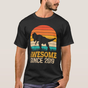 T-shirt Enfants géniaux depuis 2019 3ème anniversaire garç
