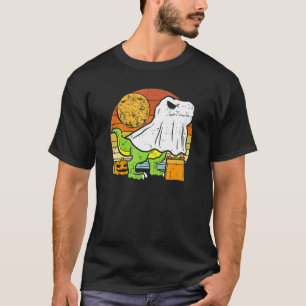 T-shirt Enfants Ghost Dinosaur Dino Trex Moon Candy Toddle