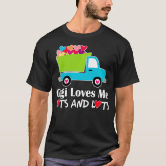 T-shirt Enfants Gigi aime moi Grand-fils Valentine Camion