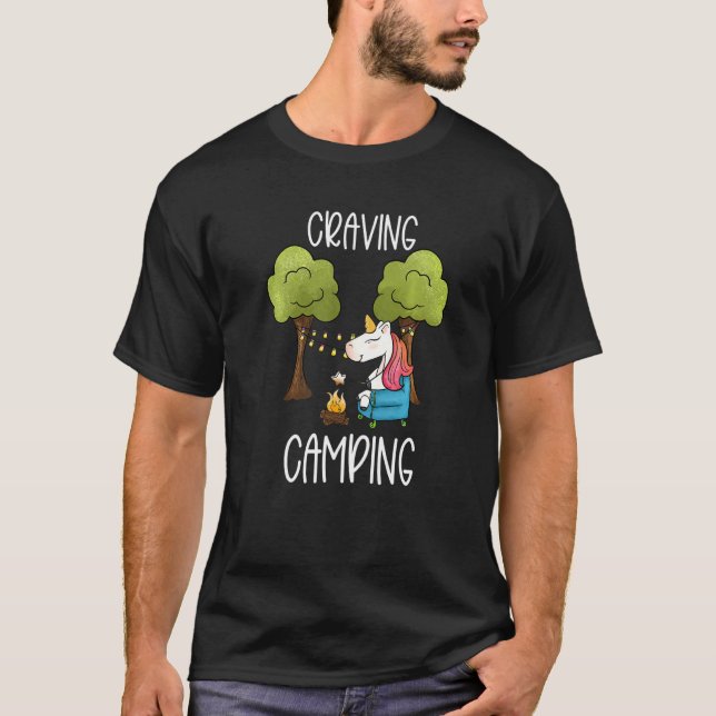 T-shirt Enfants Glamping Gear Unicorn Camping Stuff Summ (Devant)