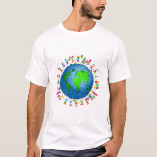 T-shirt Enfants globaux de Noël