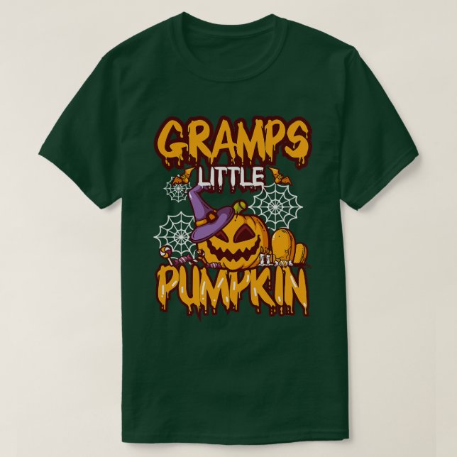 T-shirt Enfants Gramps Petit Citrouille Petit-Enfant Hallo (Design devant)