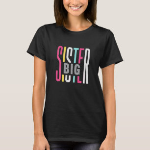 T-shirt Enfants Grande soeur Enceinte bébé Faire-part mère