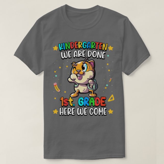 T-shirt Enfants Guinée Cochon maternelle Nous avons fait 1 (Design devant)