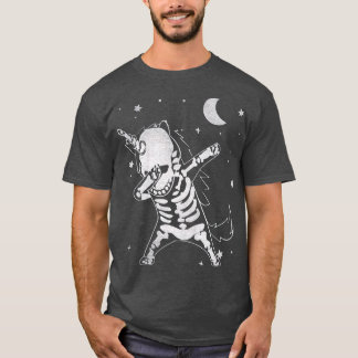 T-shirt Enfants Halloween Garçons Drôle Dabbing Skeleton S