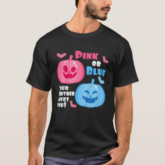 T-shirt Enfants Halloween Genre Révéler votre frère aime Y
