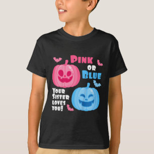T-shirt Enfants Halloween Genre Révéler votre soeur vous a