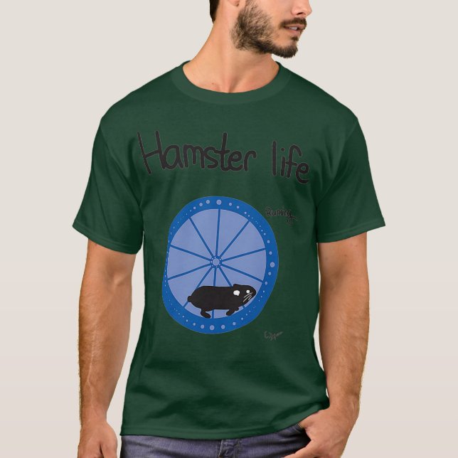 T-shirt Enfants Hamster Life - Courir (Devant)