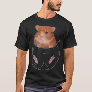 T-shirt Enfants Hamster Vêtements Poche Animal Outfit Cade