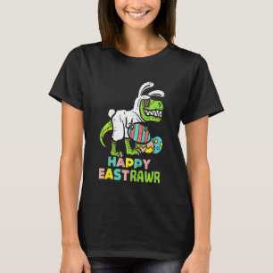T-shirt Enfants Happy Eastrawr Trex Easter Bunny Egg Funny