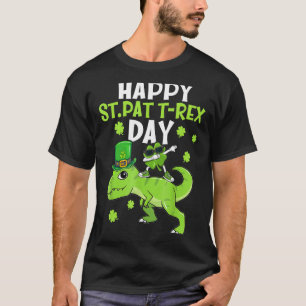 T-shirt Enfants Happy St Pat T Rex Day Dinosaur St patrick