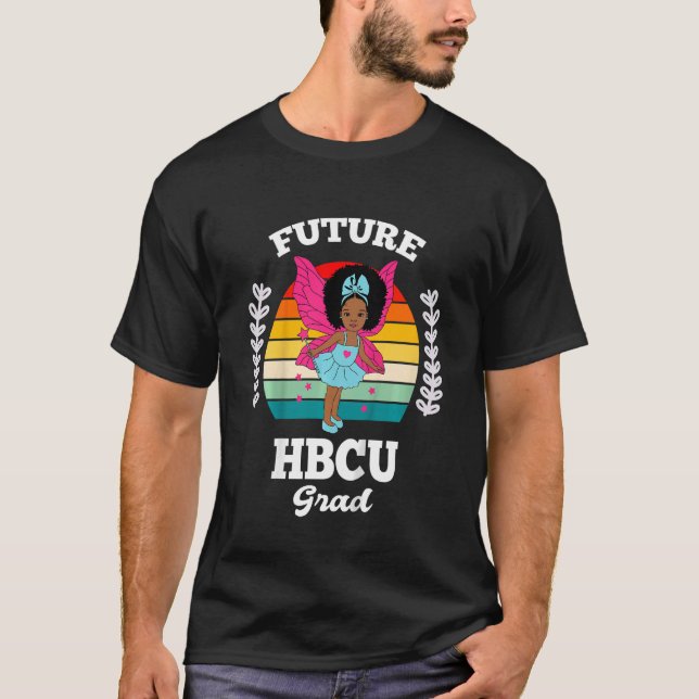 T-shirt Enfants Hbcu Black Girl Magic Femmes Melanin Améri (Devant)