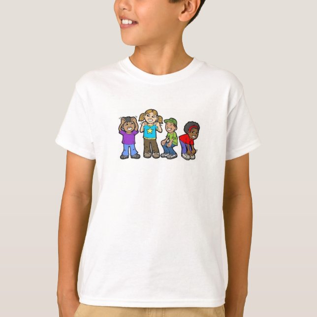 T-shirt Enfants heureux (Devant)