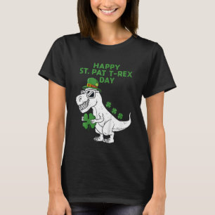 T-shirt Enfants Heureux St Pat Trex Jour Dino Patricks Jou