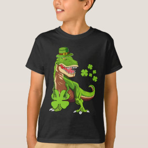 T-shirt Enfants Heureux St Pat Trex Jour Dino St Patricks