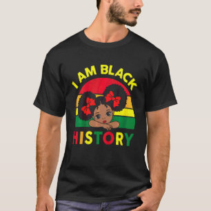 T-shirt Enfants Histoire Noire Enfants Enfants Petites Fil