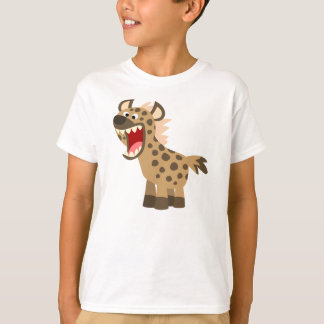 T-shirt Enfants Hyena Cartoon Cute Hungry